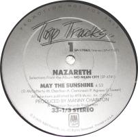 Nazareth: Top Tracks US promo 12-inch
