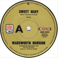 Wadsworth Mansion: Sweet Mary Australia 7-inch