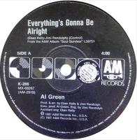 Al Green: Everything's Gonna Be Alright Australia promo 7-inch