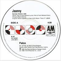 Falco: Jeanny Australia 7-inch