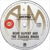 Herb Alpert & the Tijuana Brass: America Australia promo 7-inch