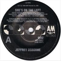 Jeffrey Osborne: She's On the Left Australia 7-inch