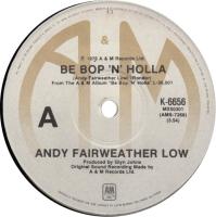 Andy Fairweather Low: Be Bop 'N' Holla Australia 7-inch