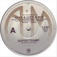 Supertramp: Give a Little Bit Australia 7-inch