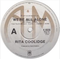 Rita Coolidge: We're All Alone Australia 7-inch