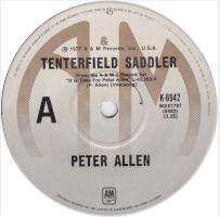 Peter Allen: Tenterfield Saddler Australia 7-inch