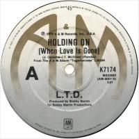 L.T.D.: Holding On (When Love Is Gone) Australia 7-inch