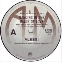 Alessi: Dancing In the Halls Of Love Australia 7-inch