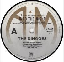 Dingoes: Into the Night Australia 7-inch