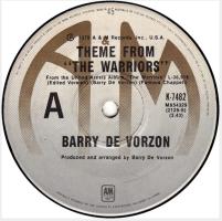 Barry DeVorzon: The Warriors Theme Australia 7-inch