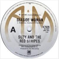 Suzy & the Red Stripes: Seaside Woman Australia 7-inch