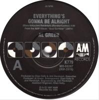 Al Green: Everything's Gonna Be Alright Australia 7-inch