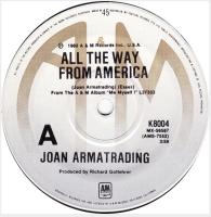 Joan Armatrading: All the Way From America Australia 7-inch