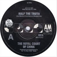 Royal Court of China: Half the Truth Australia promo 7-inch