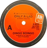 Oingo Boingo: Only a Lad Australia 7-inch