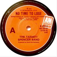 Tarney/Spencer Band: No Time to Lose Australia 7-inch