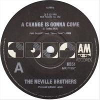 Neville Brothers: A Change Is Gonna Come Australia 7-inch