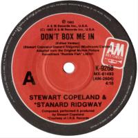 Stewart Copeland/Stan Ridgway: Don't Box Me In Australia 7-inch
