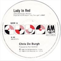 Chris DeBurgh: Lady In Red Australia 7-inch