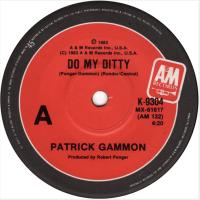 Patrick Gammon: Do My Ditty Australia 7-inch