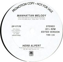 Herb Alpert: Manhattan Melody US promo 12-inch