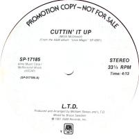 L.T.D.: Cuttin' It Up US promo 12-inch