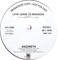 Nazareth: Love Leads to Madness US promo 12-inch