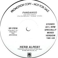 Herb Alpert: Fandango US promo 12-inch
