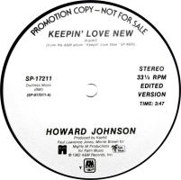 Howard Johnson: Keepin' Love New US promo 12-inch