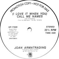 Joan Armatrading: Call Me Names US promo 12-inch