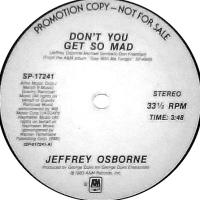 Jeffrey Osborne: Don't You Get So Mad US promo 12-inch