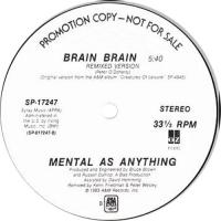 Mental As Anything: Brain Brain US promo 12-inch
