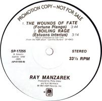 Ray Manzarek: The Wounds Of Fate US promo 12-inch