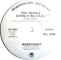Randyandy: The People (Living In the USA. US promo 12-inch