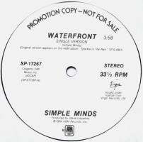 Simple Minds: Waterfront US promo 12-inch