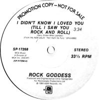 Rock Goddess: I Didn't Know I Loved You US promo 12-inch