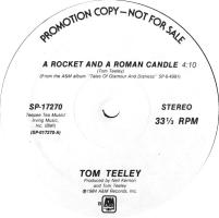 Tom Teeley: A Rocket and a Roman Candle US promo 12-inch