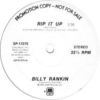 Billy Rankin: Rip It Up US promo 12-inch