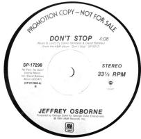 Jeffrey Osborne: Don't Stop US promo 12-inch