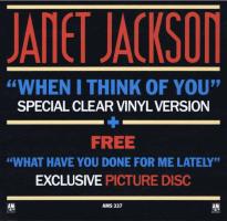 Janet Jackson: When I Think Of You Britain 7-inch
