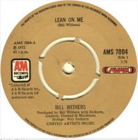 Bill Withers: Lean On Me Britain 7-inch