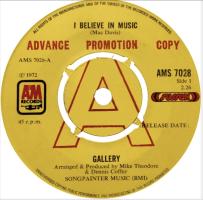 Gallery: I Believe In Music Britain promo 7-inch