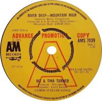 Ike & Tina Turner: River Deep--Mountain High Britain promo 7-inch