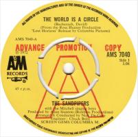 Sandpipers: The World Is a Circle Britain promo 7-inch