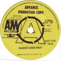 Sergio Mendes & Brasil '66: Night and Day Britain promo 7-inch