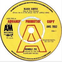 Humble Pie: Black Coffee Britain promo 7-inch