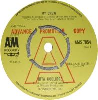 Rita Coolidge: My Crew Britain promo 7-inch
