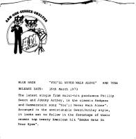 Blue Haze: You'll Never Walk Alone Britain 7-inch