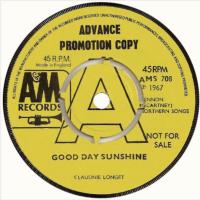 Claudine Longet: Good Day Sunshine Britain promo 7-inch