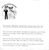 Paul Williams: Inspiration Britain 7-inch